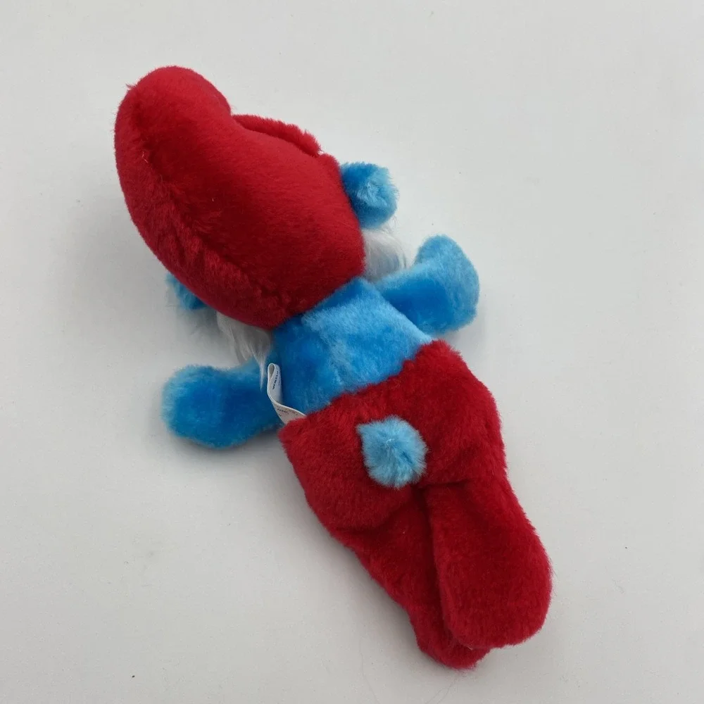 Papa Smurf Vintage 1981‎ Peyo Wallace Berrie Stuffed Animal Plush Toy 8